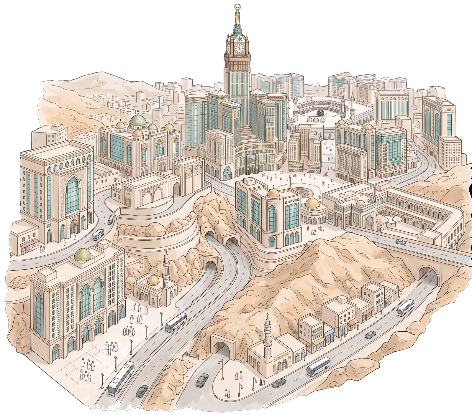 Visite des lieux emblématiques de Makkah